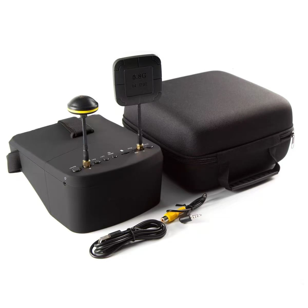 Fpv Goggles Headset - EV800D FPV Goggles 5‑Inch Detachable Screen