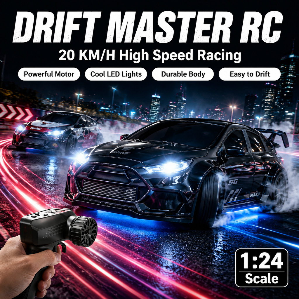 Drone Or Rc Car - 4WD RC Drift Car 1:24 Scale