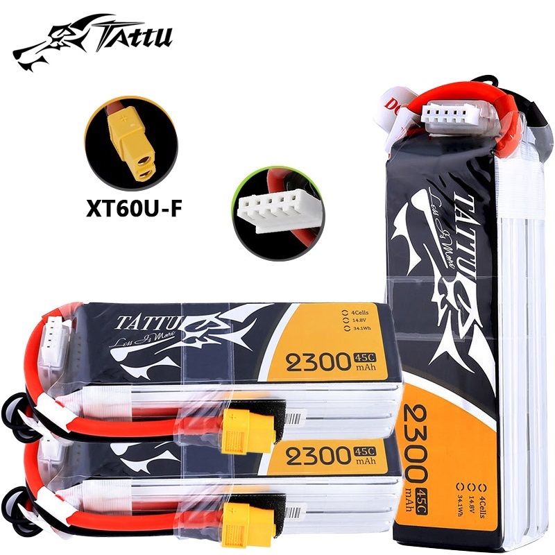 Upgrade TATTU 2300mAh 4S 14.8V - đánh giá và giá Drone Zll Rc