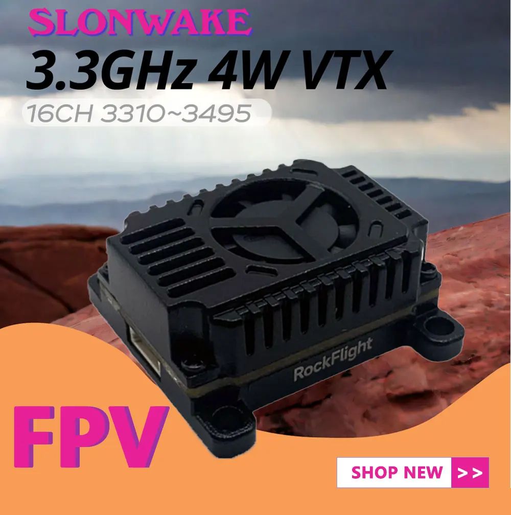 SLONWAKE FPV 3.3G 16CH 4000mW  - đánh giá và giá Drone And Car