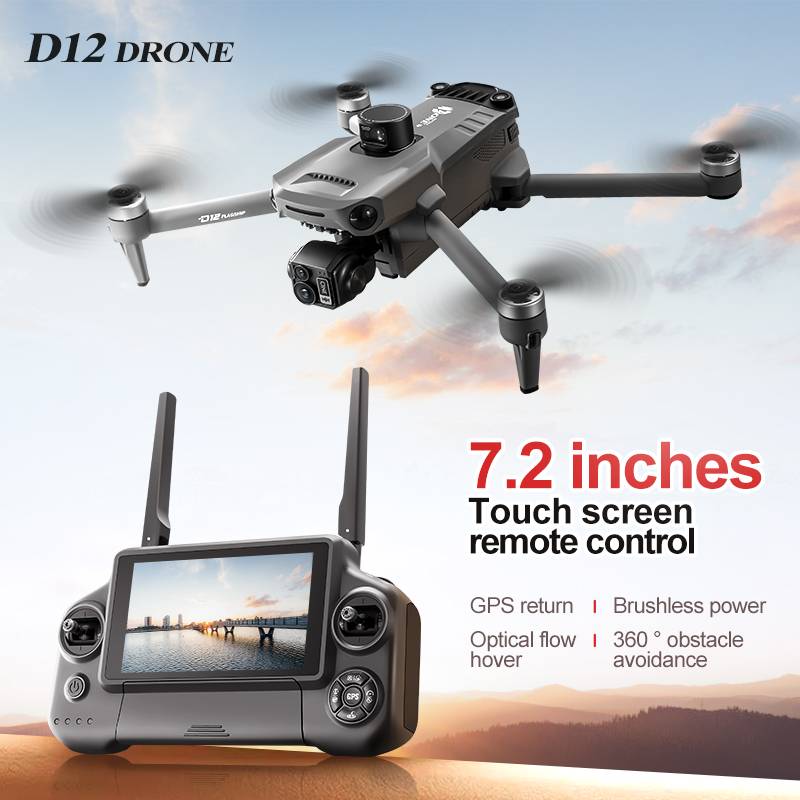 D12 Professional GPS Drones 8K - đánh giá và giá Drone Aircraft Jjrc
