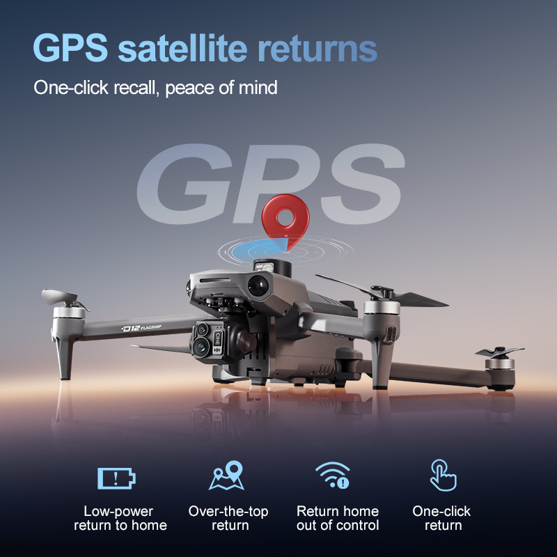 D12 Professional GPS Drones 8K - đánh giá và giá Drone Aircraft Jjrc