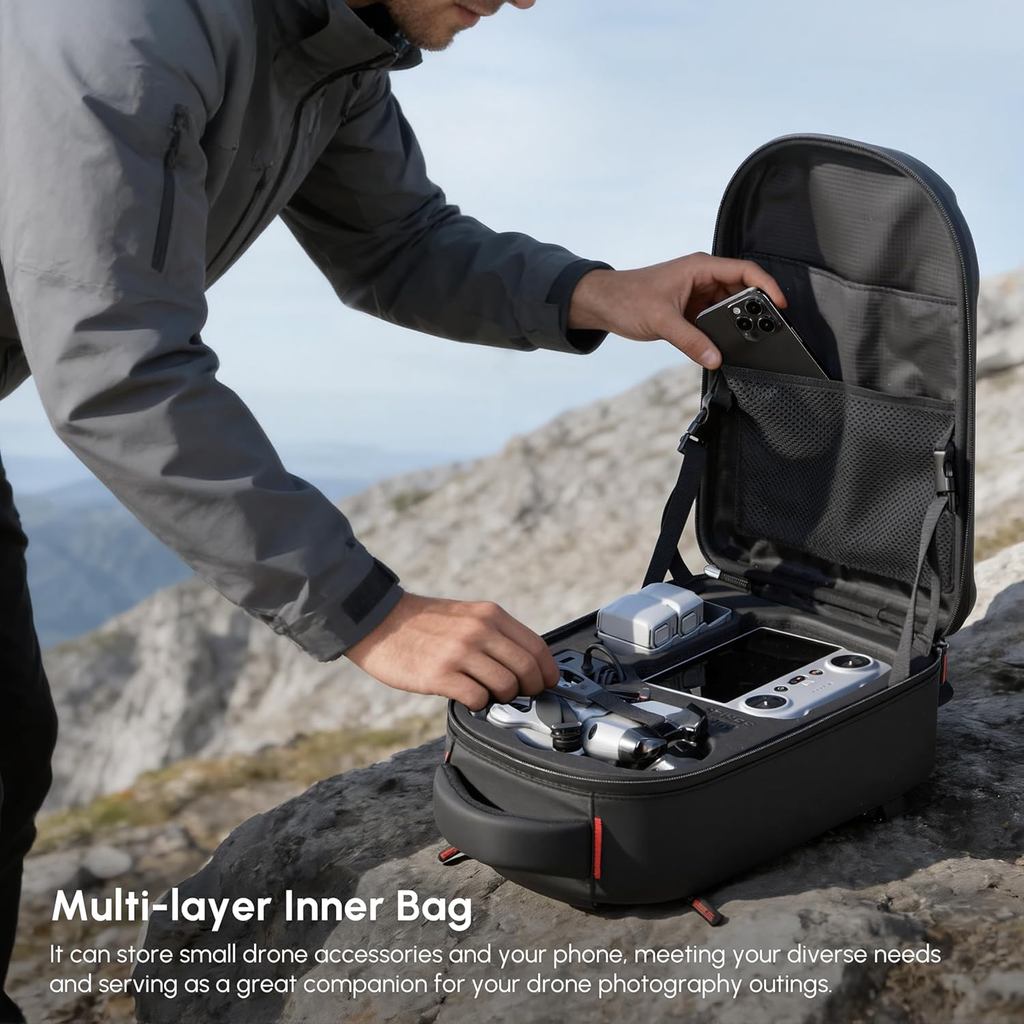 Waterproof Hard Carrying Backp - đánh giá và giá Drone Dji Rc Mini 3