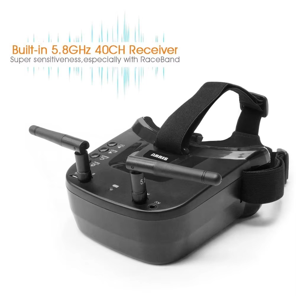 DroMa5.8G FPV Goggles 40CH 3 I - đánh giá và giá Fpv Goggles Headset