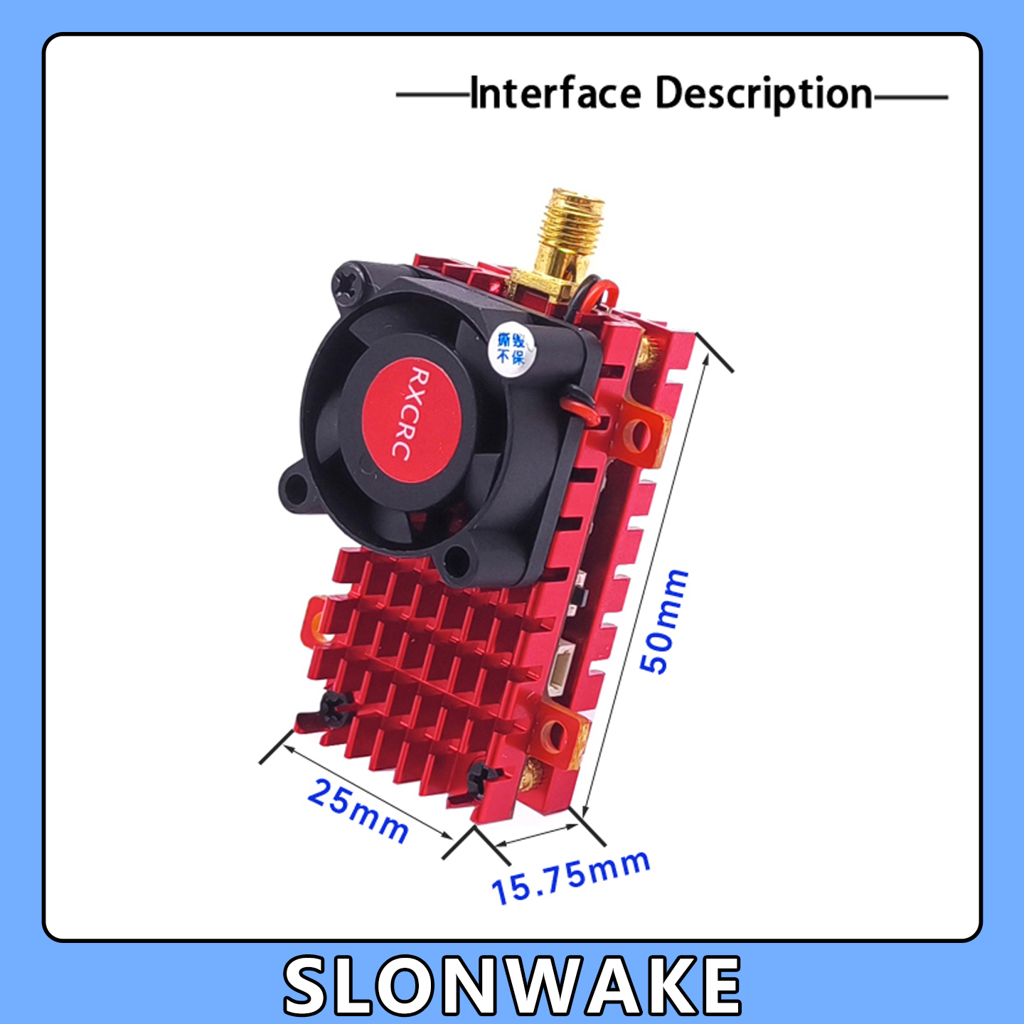 SLONWAKE 5.8G 2W VTX FPV 1800T - đánh giá và giá Drone Rc Plegable