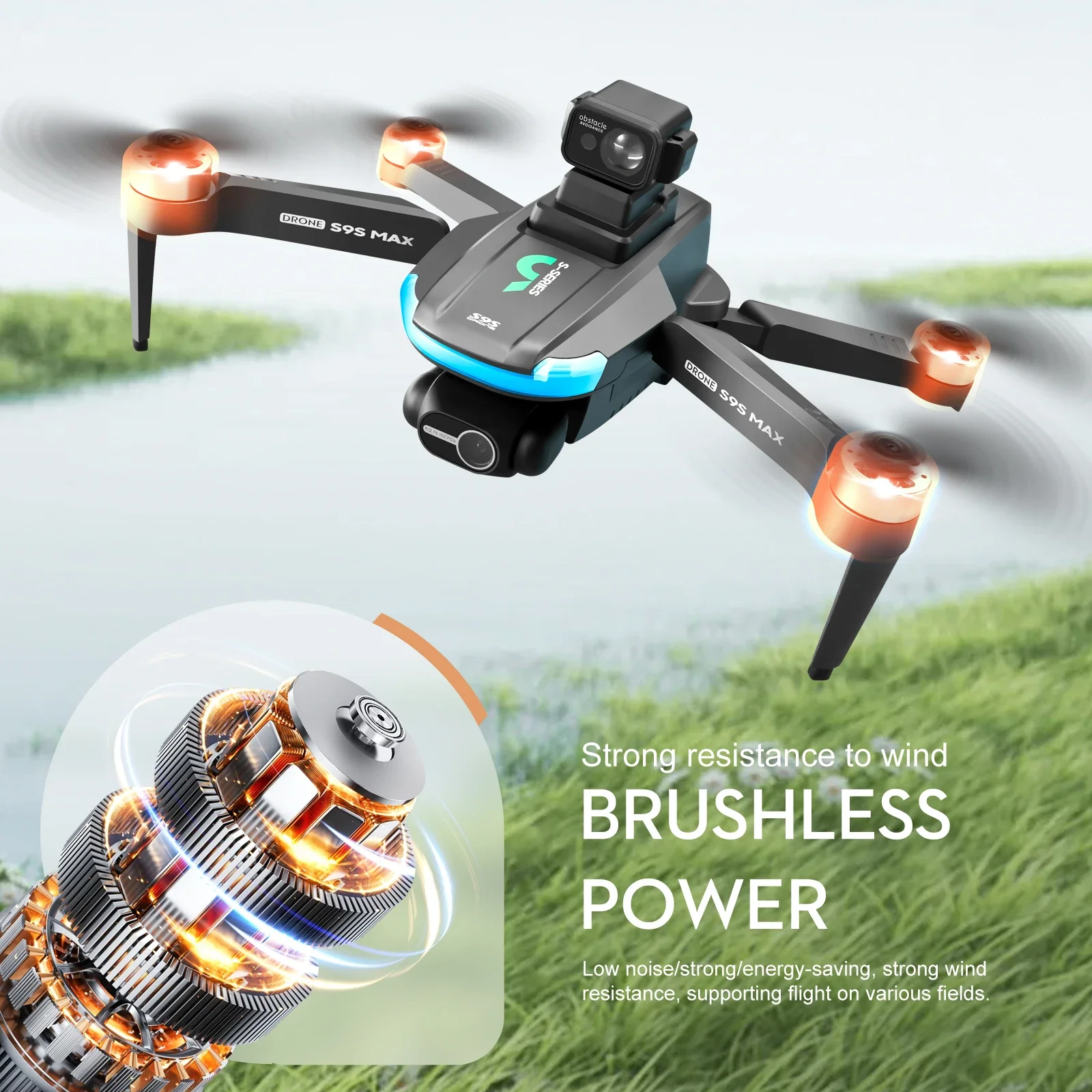 NEW S9S MAX MINI Drone 4K 2-Ax - đánh giá và giá Drone App Rc Fpv