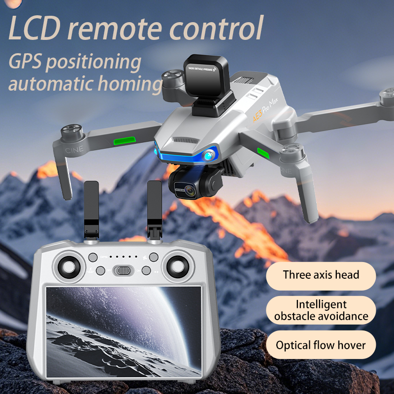 AE3 PRO Max NEW LCD SC GPS Dro - đánh giá và giá Drone App Rc Fpv