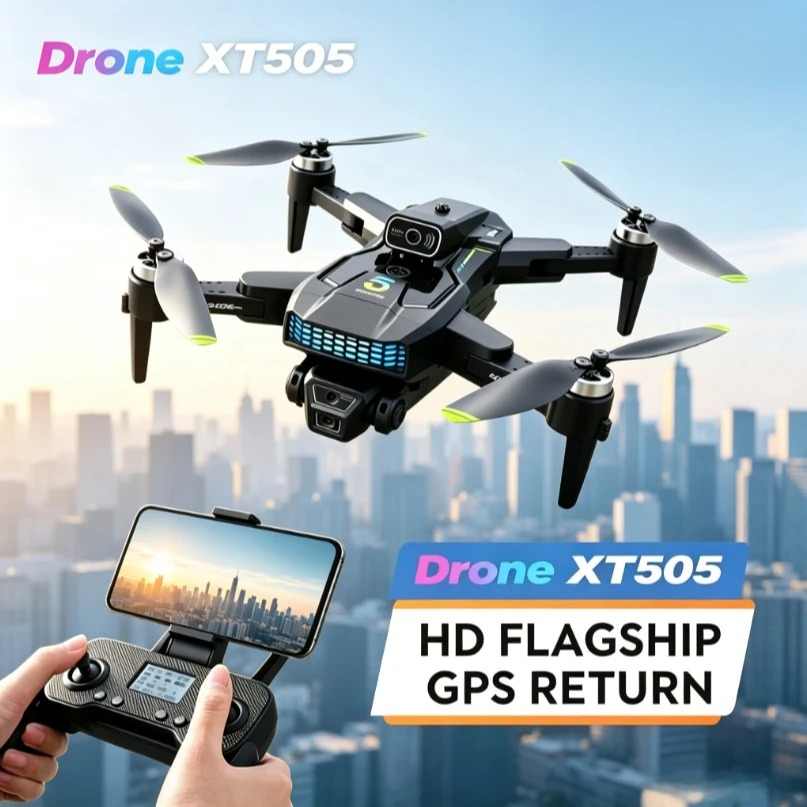 Original XT505 Foldable GPS Dr - đánh giá và giá Xt505 Rc Drone