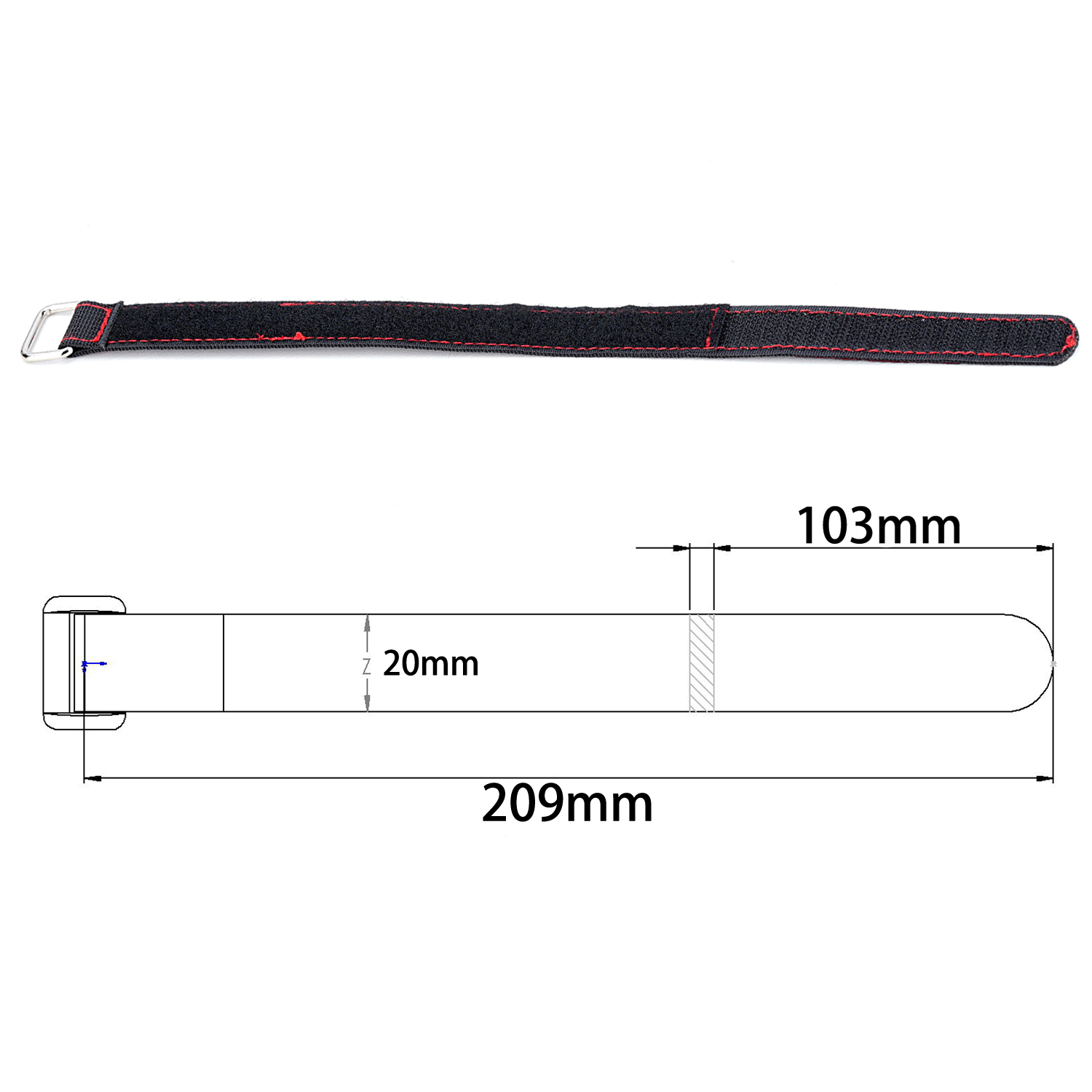 TCRC 2PCS 20x300MM Kevlar Stit - đánh giá và giá Drone Rc Belt