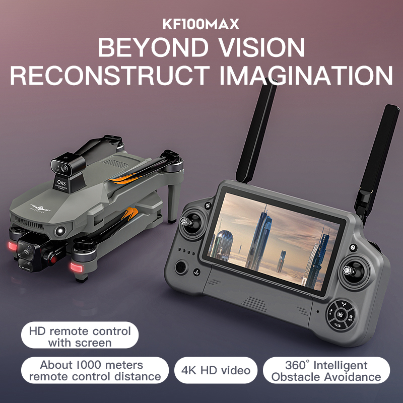 KF100 MAX GPS Drone 4K Camera  - đánh giá và giá Drone App Rc Fpv