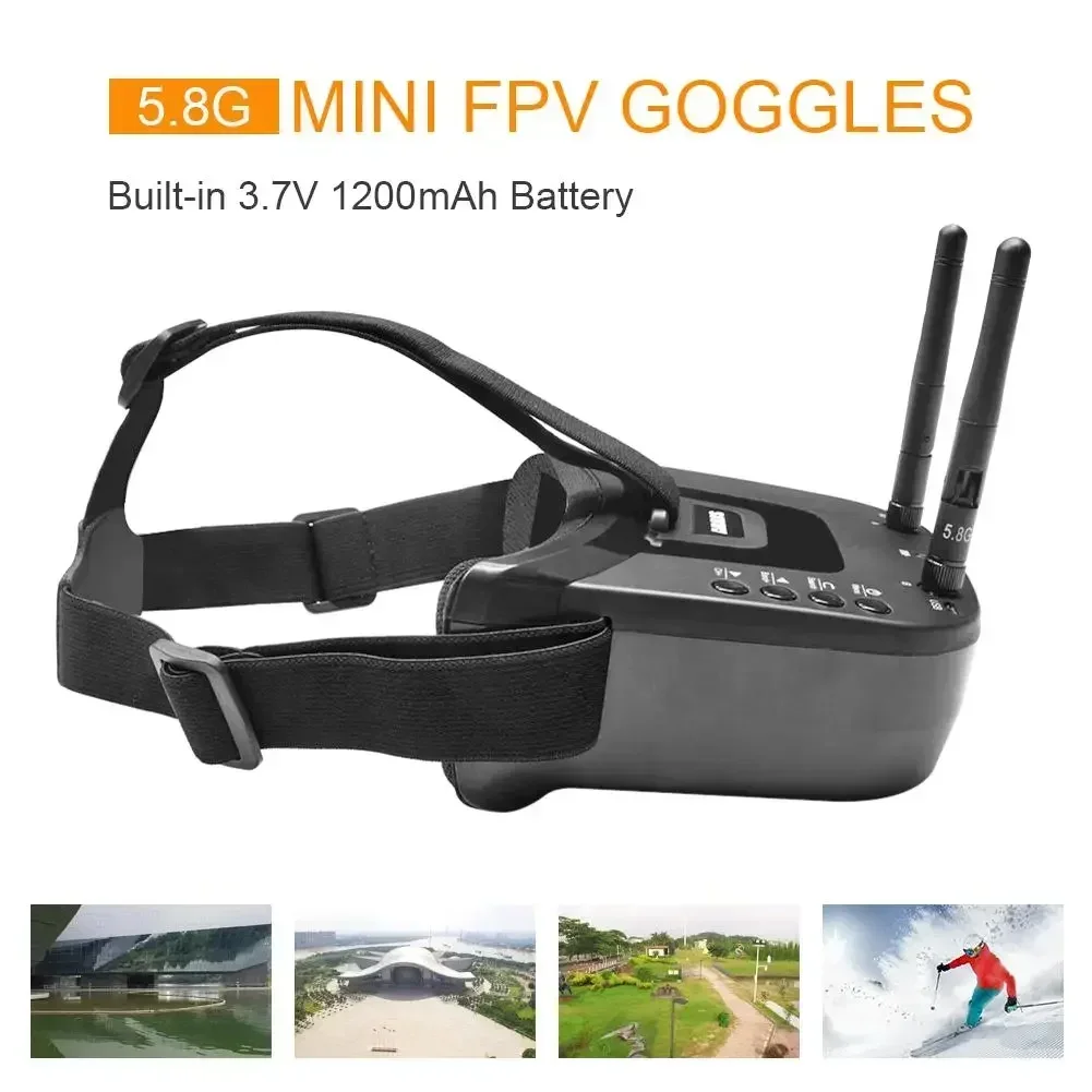 RoRuSVR009 5.8G FPV Goggles 40 - đánh giá và giá Fpv Goggles Headset