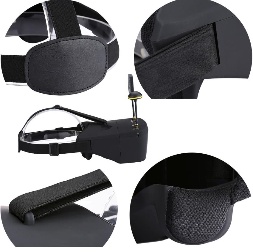 EV800D 5.8G 40CH 5 Inch 800*48 - đánh giá và giá Fpv Goggles Headset
