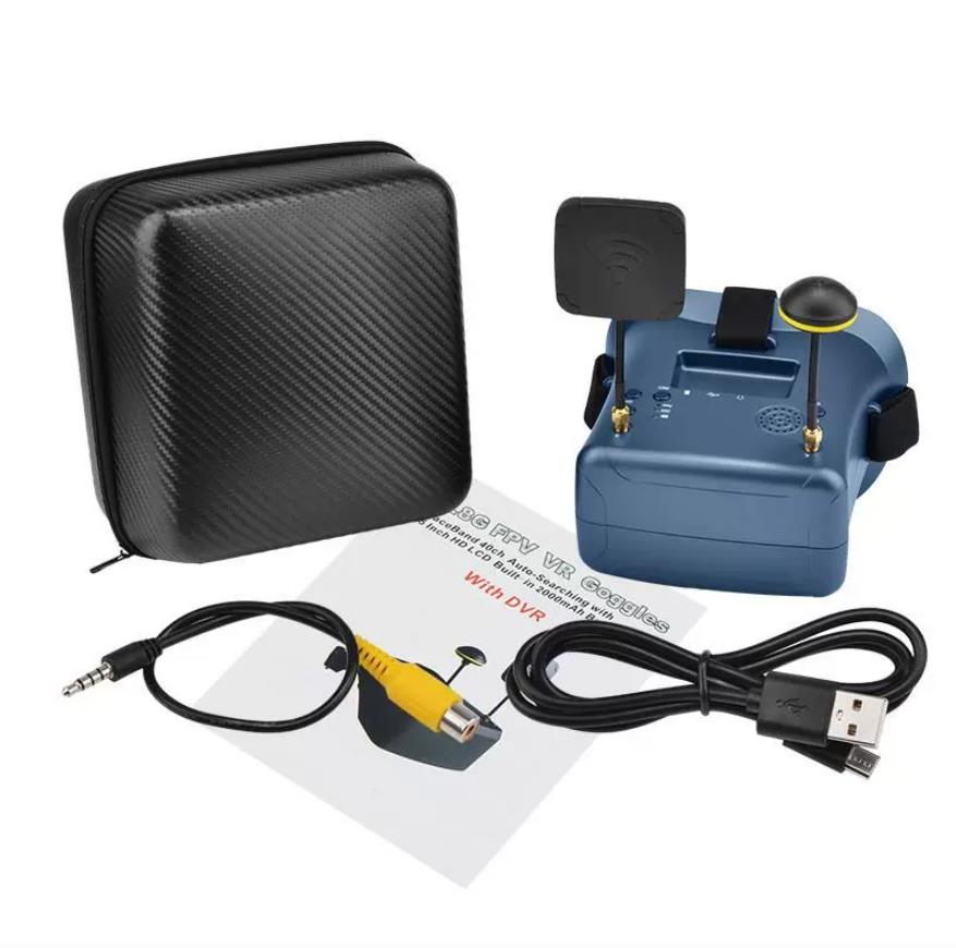 EV800D 5.8G 40CH 5 Inch/4.3Inc - đánh giá và giá Fpv Goggles Headset