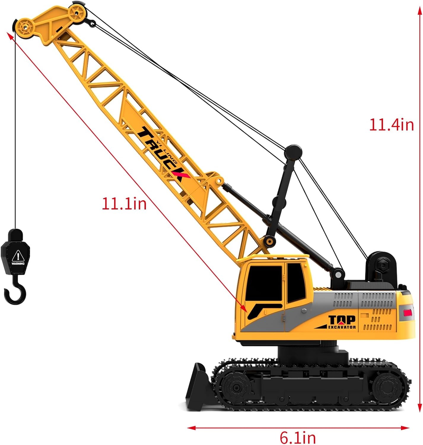 RC Crawler Crane Toy Alloy Rem - đánh giá và giá Drone Or Rc Car