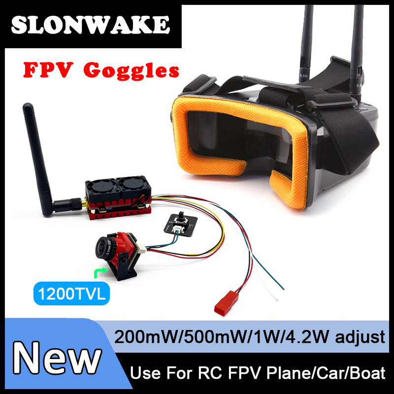 SLONWAKE 5.8G 48CH 4.2W VTX Tr - đánh giá và giá Fpv Goggles Headset