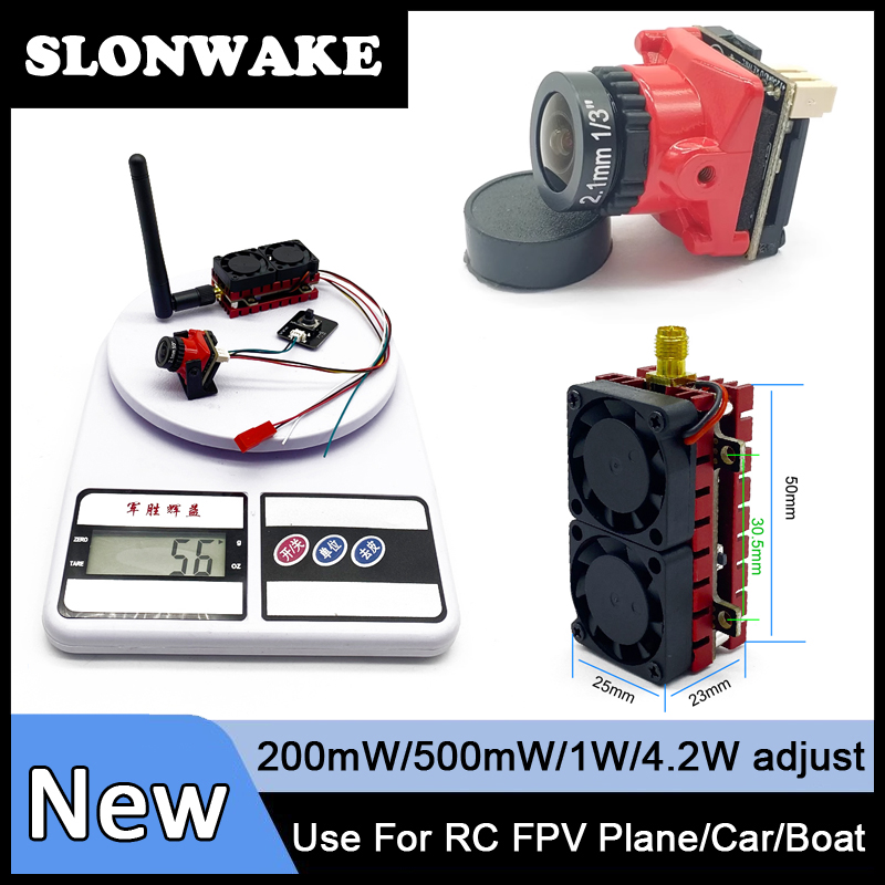 SLONWAKE 5.8G 48CH 4.2W VTX Tr - đánh giá và giá Fpv Goggles Headset