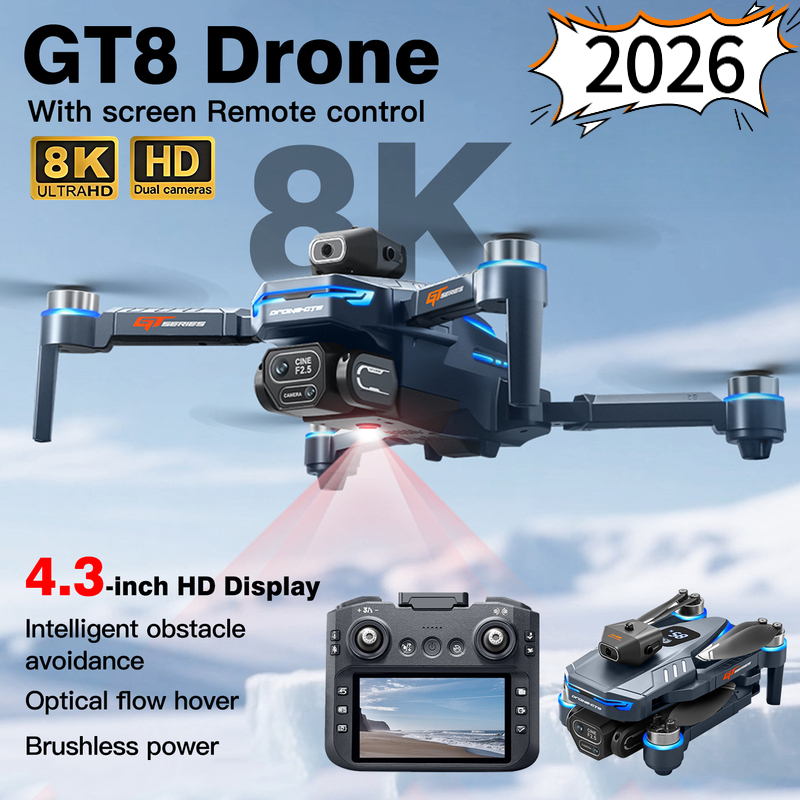2026New GT8 Drone 8K Professio - đánh giá và giá Drone Gt8 Rc