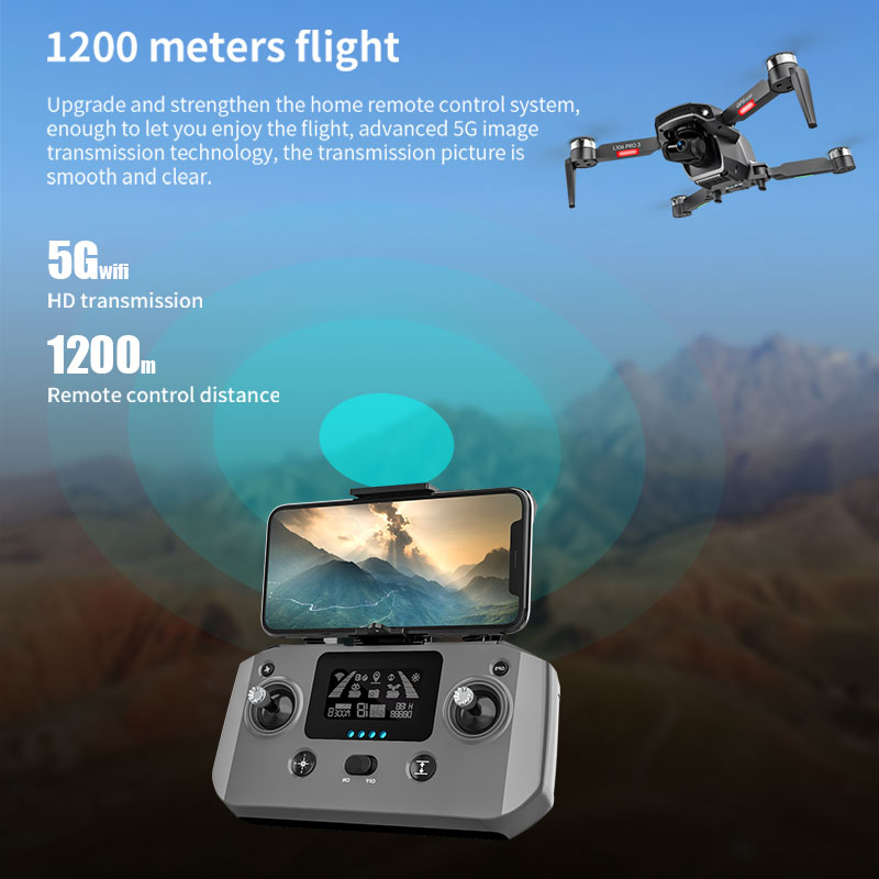 L106 Pro 3 Drone 5G WIFI FPV F - đánh giá và giá Drone App Rc Fpv