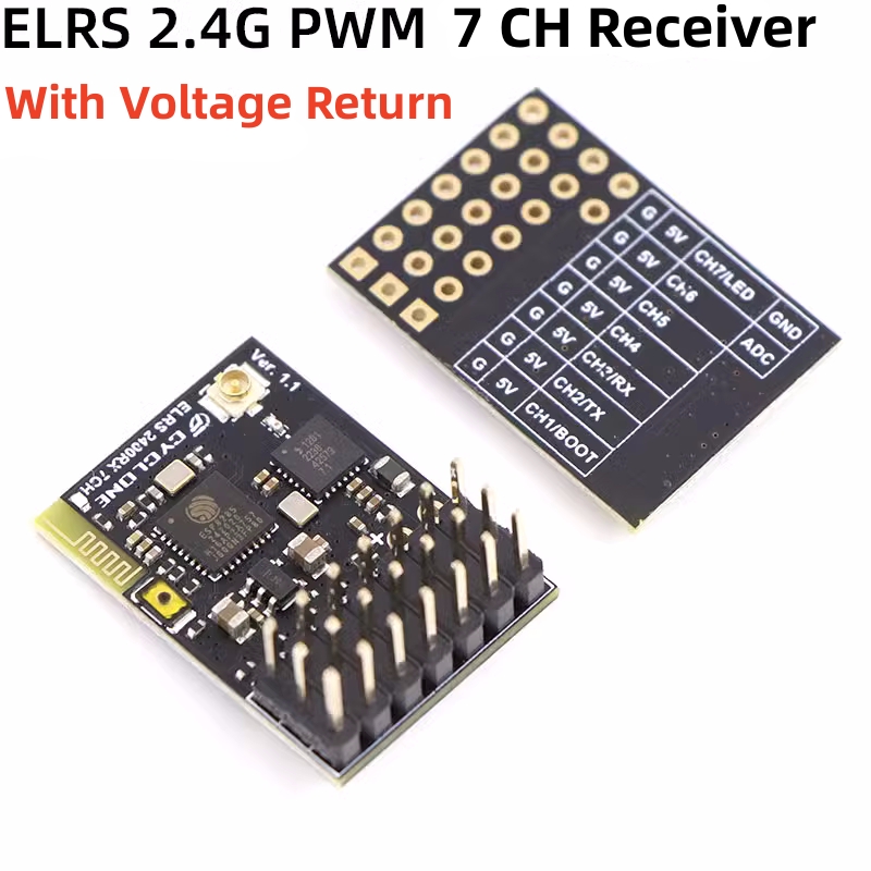 ELRS 2.4G PWM 7CH 6CH CRSF Rec - đánh giá và giá Drone And Car