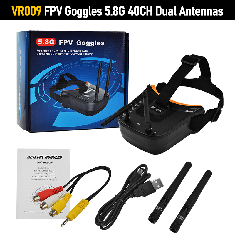 VR009 FPV Goggles 3.0 Inch 480 - đánh giá và giá Fpv Goggles Headset