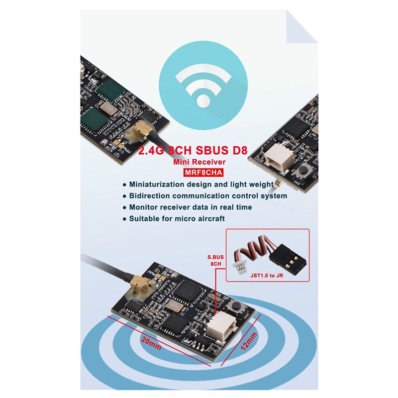 A29F-MRF8CHA 2.4G AGF For Frsk - đánh giá và giá Frsky Receiver Module