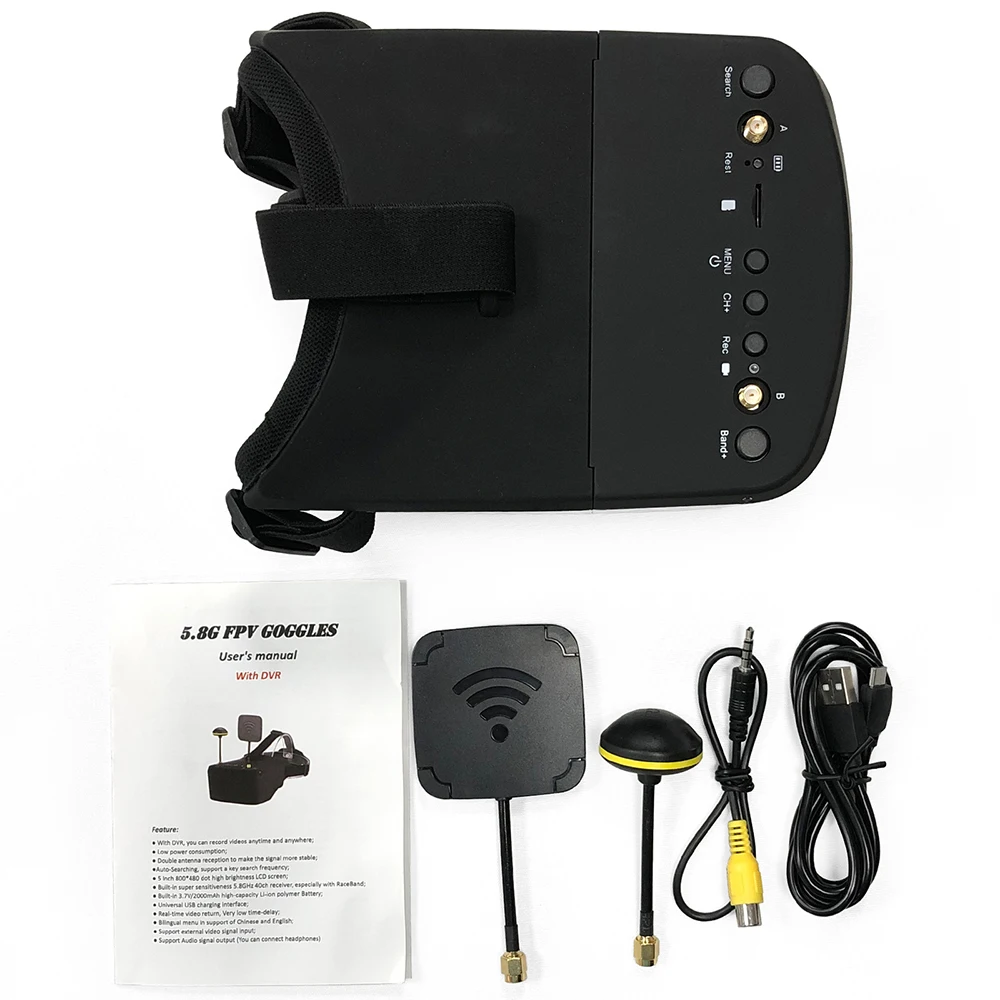 UniFly 9IMOD LS-800D 5.8G 40CH - đánh giá và giá Fpv Goggles Headset