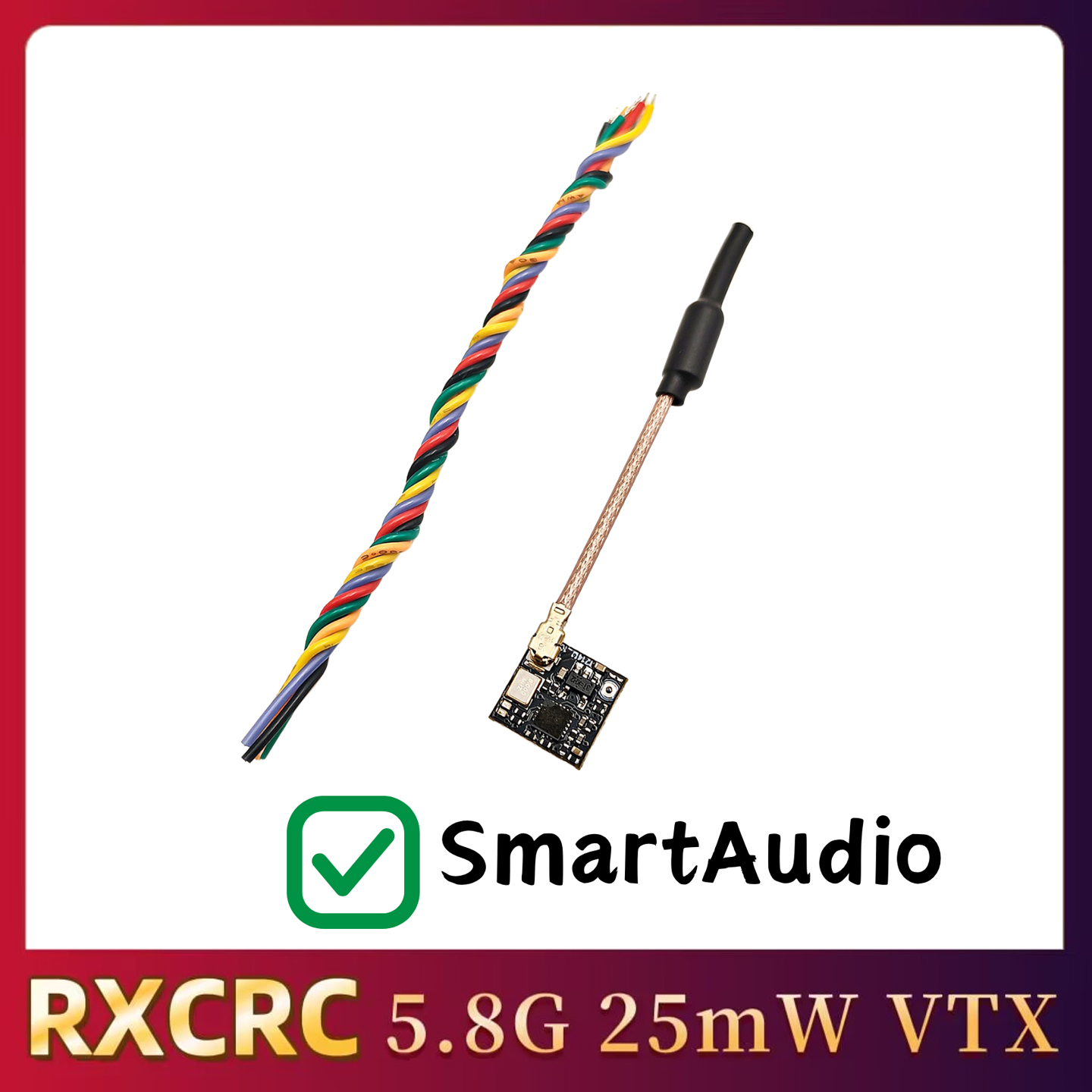 RXCRC 5.8GHz 48CH FPV 25mW Ana - đánh giá và giá Drone And Car