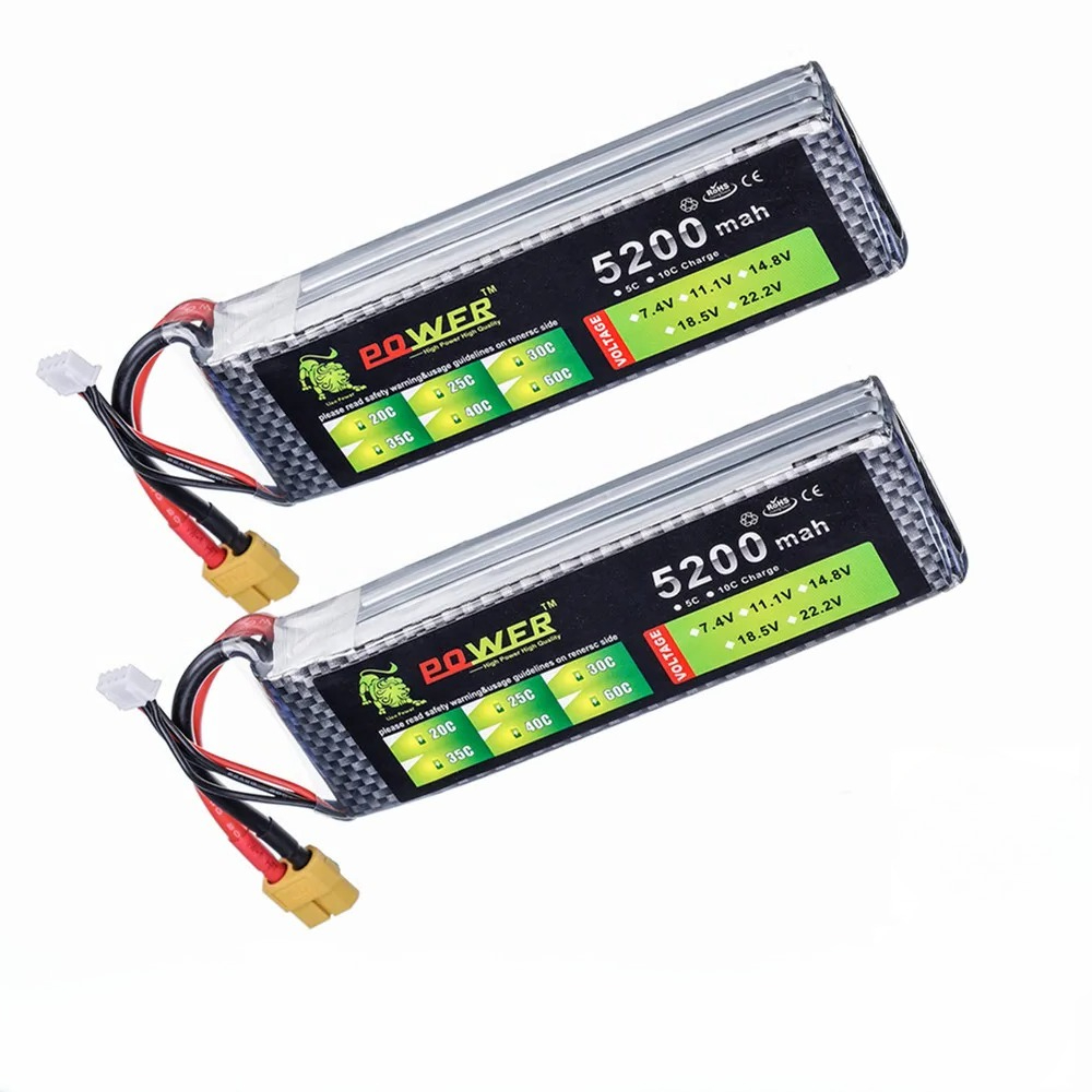 3S 5200mah 11.1V  60C Lipo Bat - đánh giá và giá Drone Zll Rc