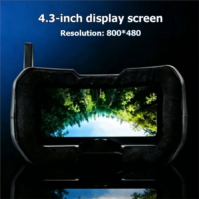 AA84 HGLRC VR001 5.8G FPV Gogg - đánh giá và giá Fpv Goggles Headset